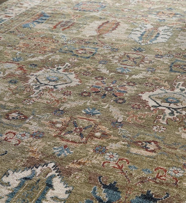 GREEN PEARSON  9X12 RUG