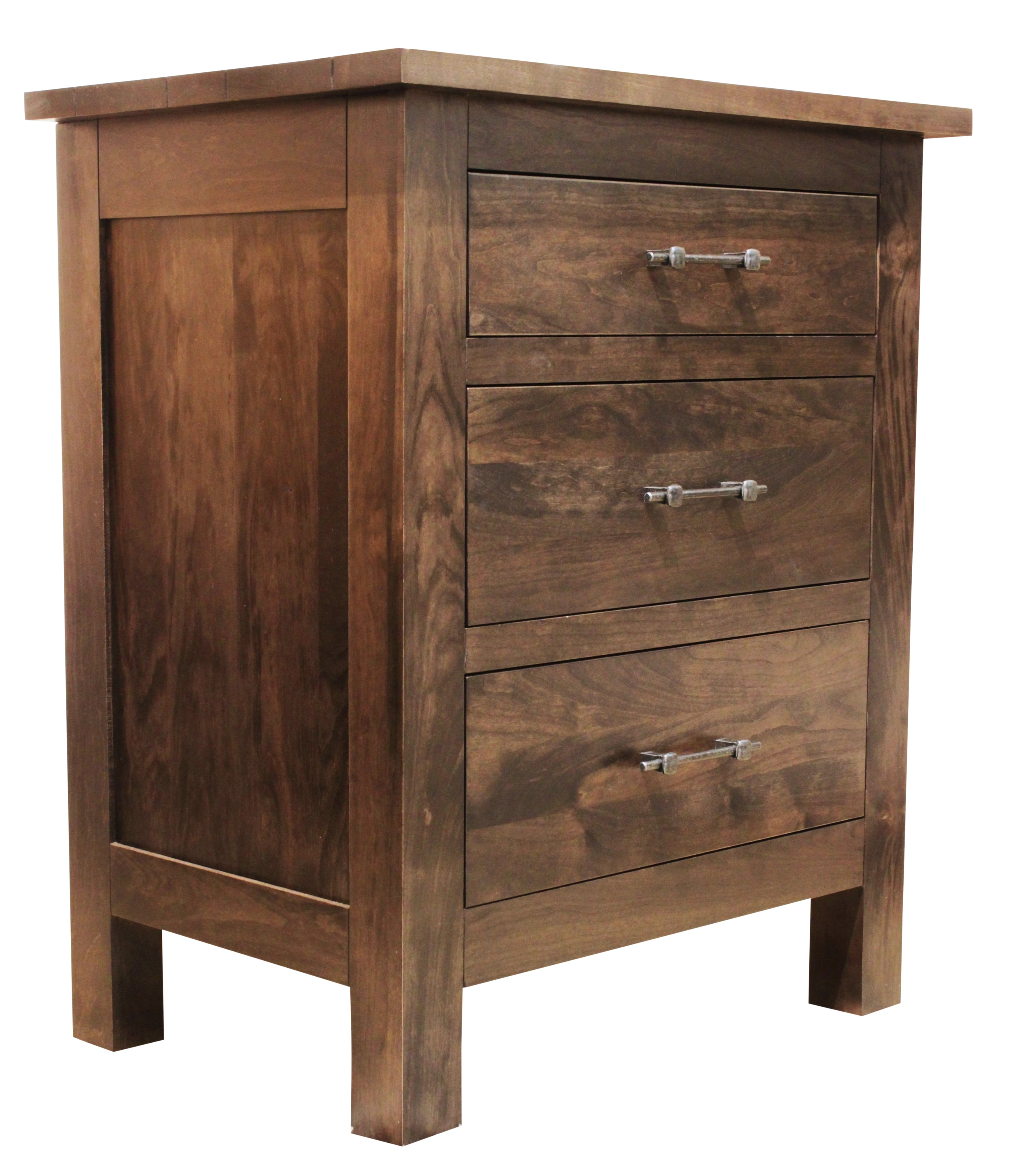 Daniels Amish Greenfield Three Drawer Nightstand | Sprintz Furniture ...