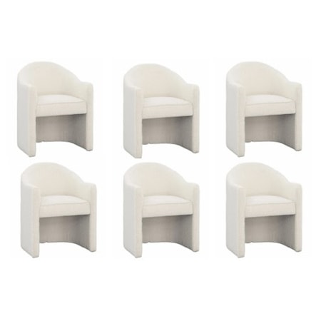 SET OF SIX DINING CHAIR