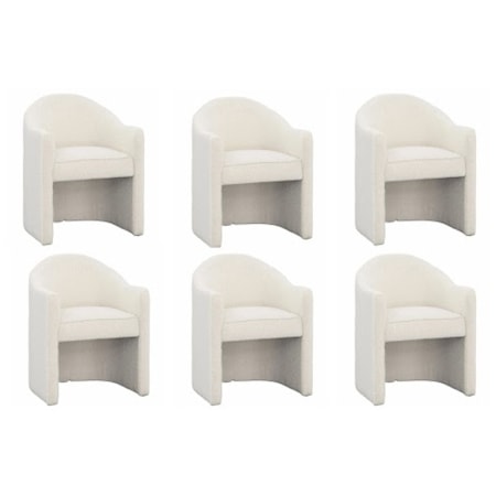 SET OF SIX DINING CHAIR