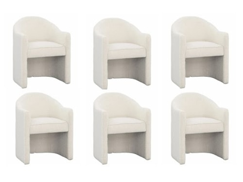 SET OF SIX DINING CHAIR
