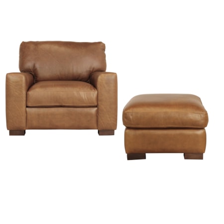 CHAIR & OTTOMAN