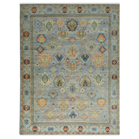 MIL 39 Gray Rug 9 x 12