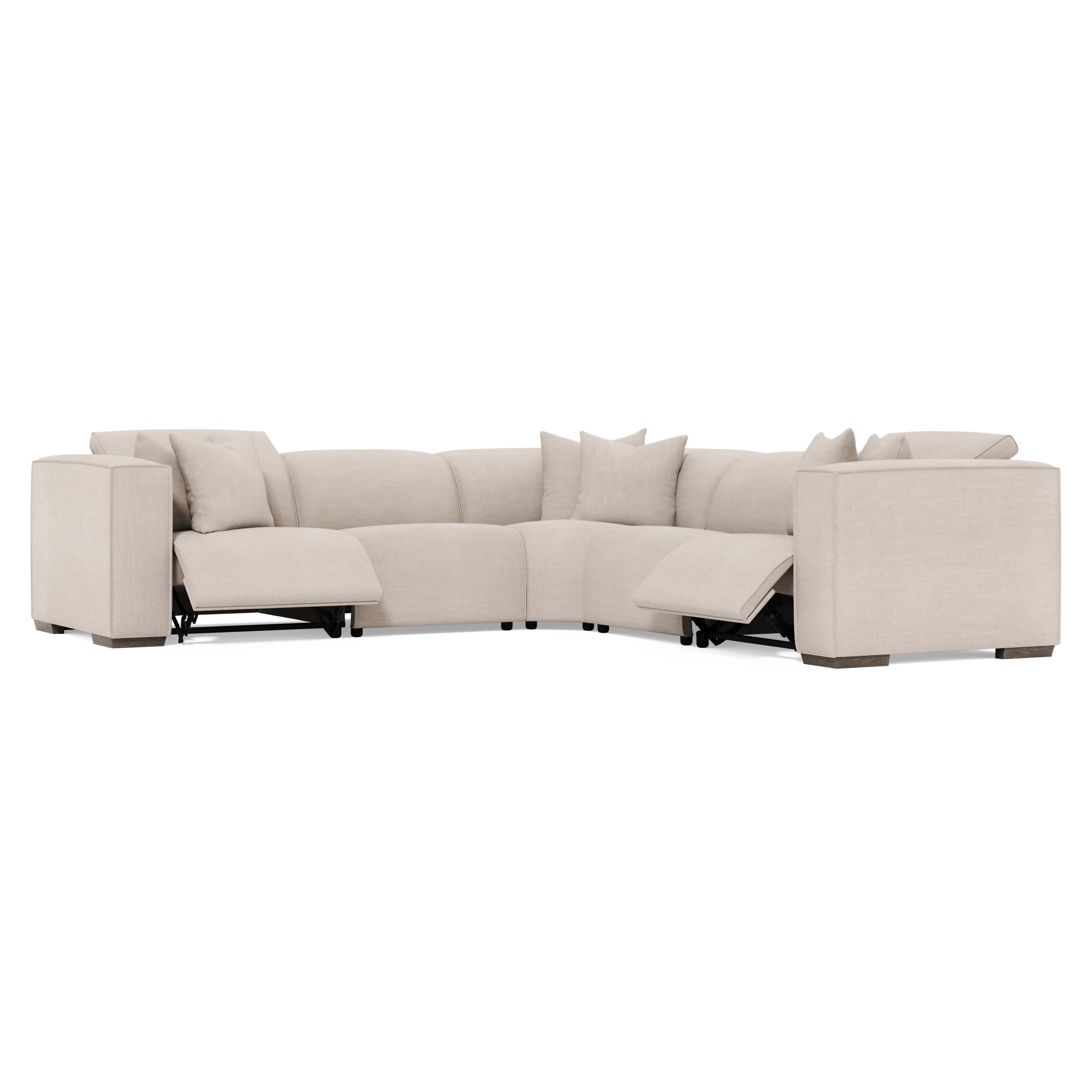 five piece power sectional sofa