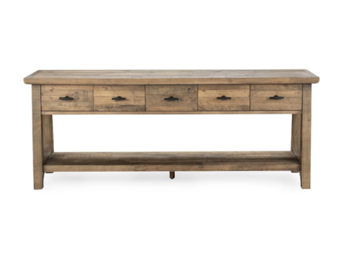 Rectangle Wood Console Table