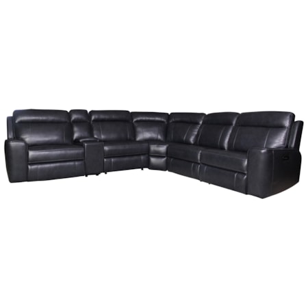 Six-Piece Power Sectional