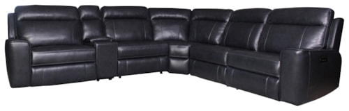 Six-Piece Power Sectional
