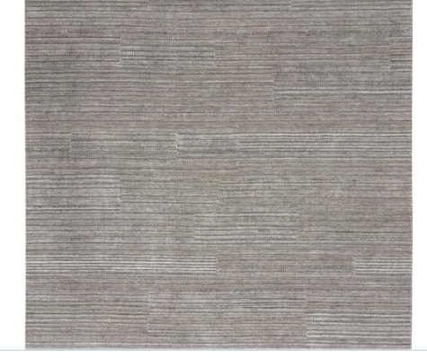 Silver Grey 8 x 10 Rug