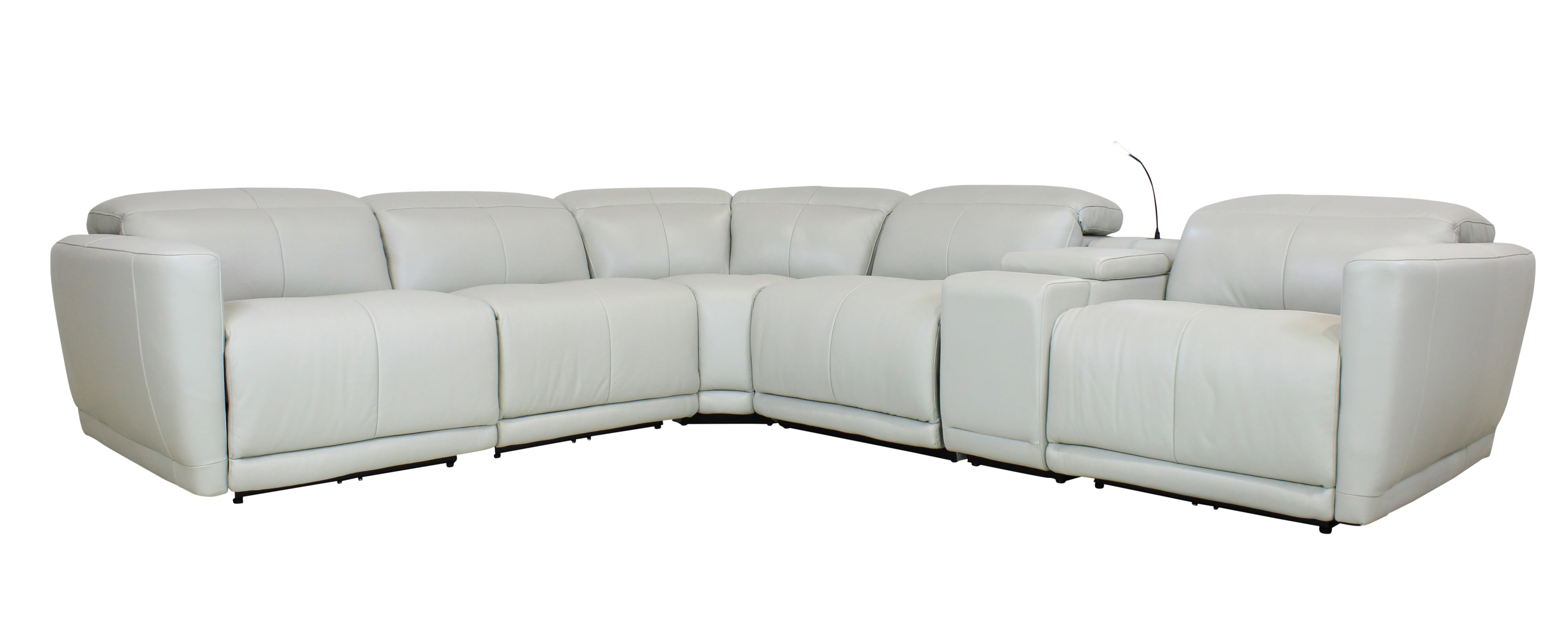 Leather Reclining Sectional