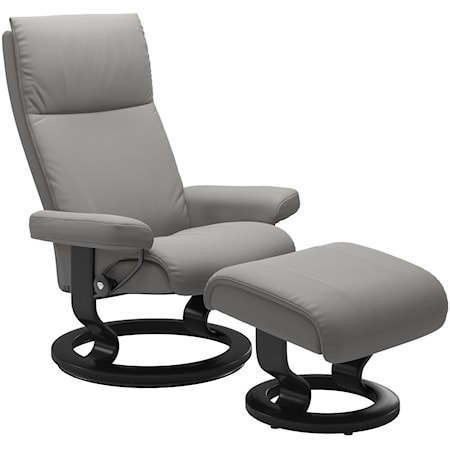 Large Reclining Chair and Ottoman