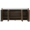 Theodore Alexander Cabinets and Sideboards Riva 4-Door Media Cabinet