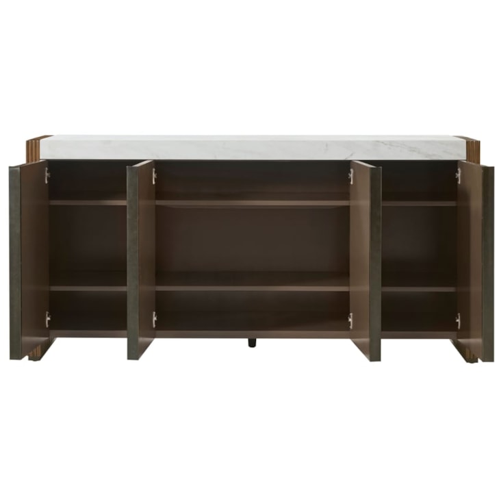 Theodore Alexander Cabinets and Sideboards Riva 4-Door Media Cabinet