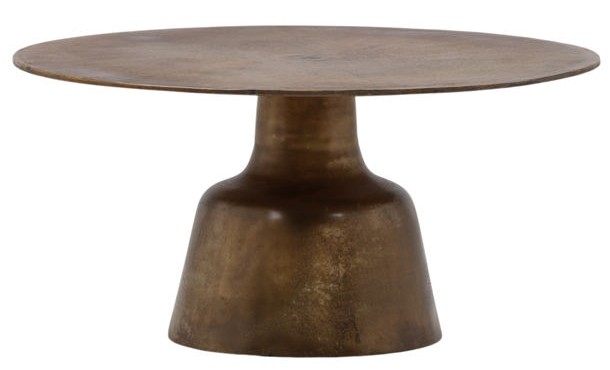 BRASS COCKTAIL TABLE 