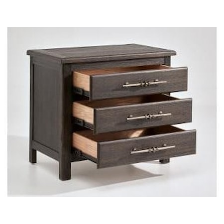 Drawer Nightstand with Power