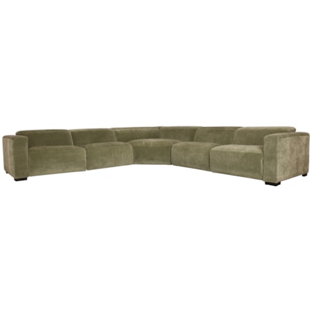 five piece power sectional