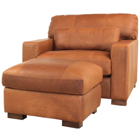 CHAIR & OTTOMAN