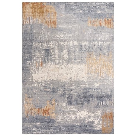 Blue Gray 9 x 12 Rug
