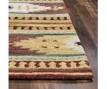 Rizzy Home Rizzy Home Brown Gold 8 x 10 Rug