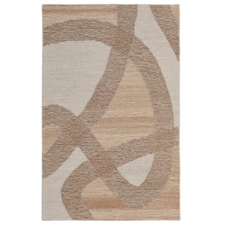 Pollock Beige Ivory 9 x 12