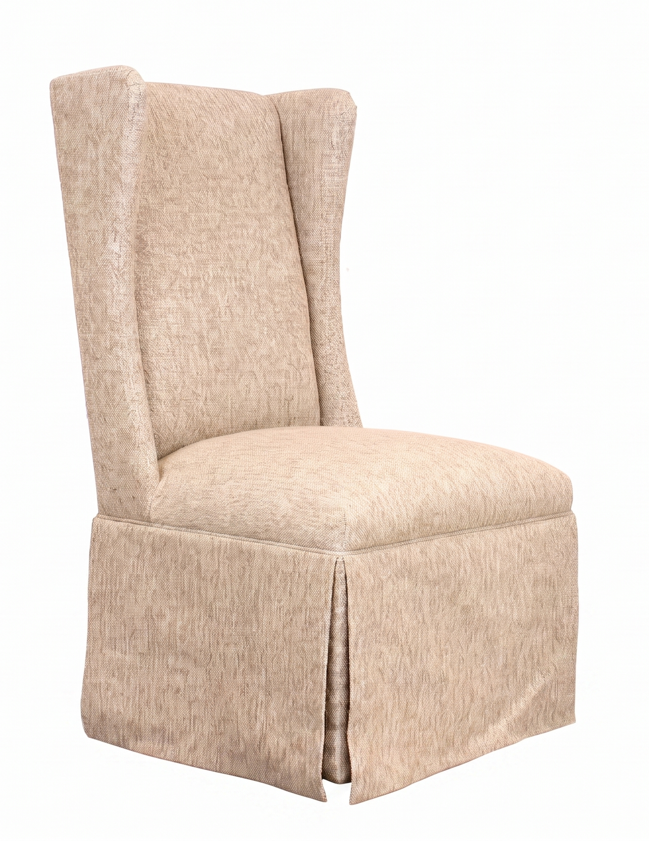 TALL BACK CASTERS DINING CHAIR
