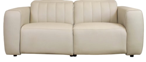 Power Reclining Leather Sofa