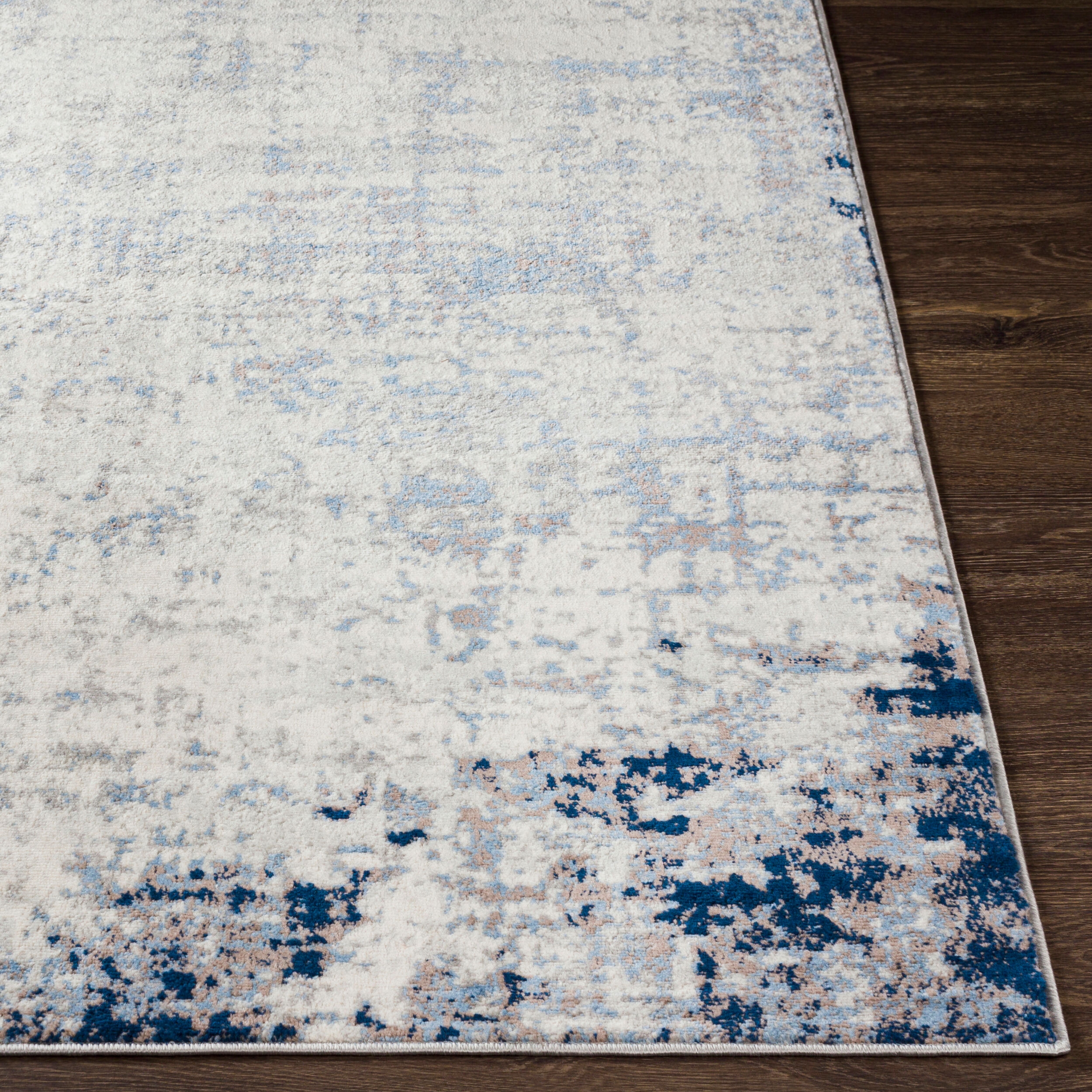 Surya Rugs Roma Navy, Light Blue 2'X2'11