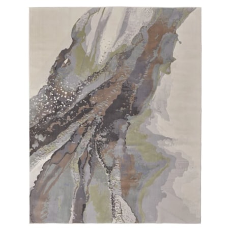 Gray Multi 7 x 10 Rug