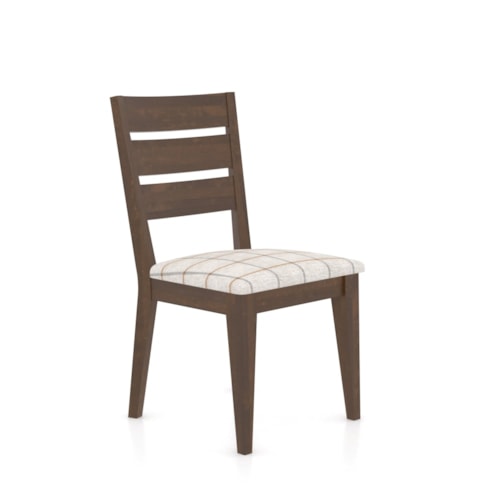 Transitional Customizable Chair with Upholstered Seat