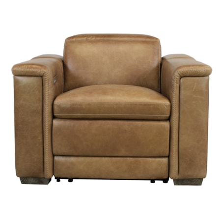 Power Reclining Leather Chair