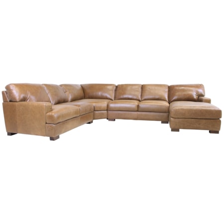 Italian Leather Sectional Sofa
