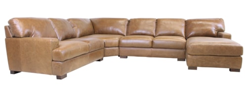 Italian Leather Sectional Sofa