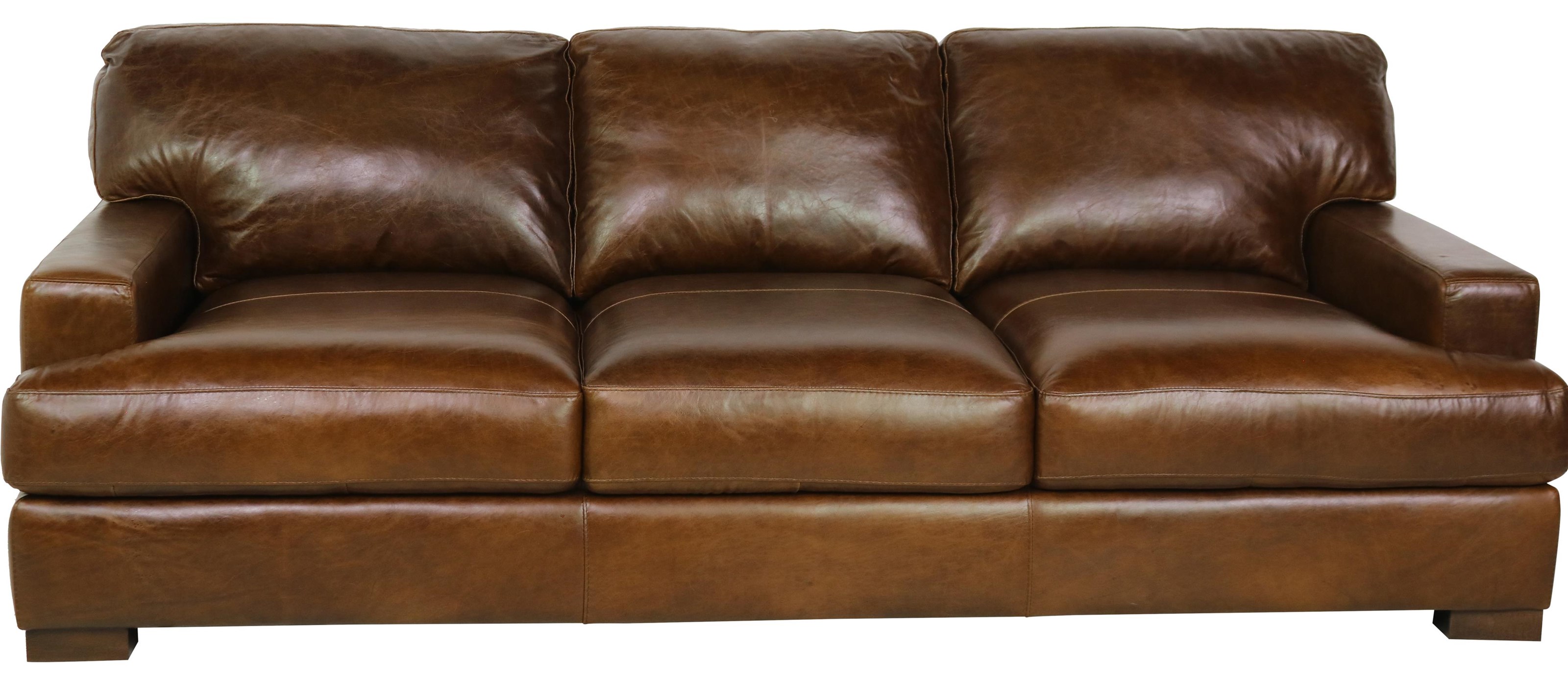 Giovanni Leather Gio Collection Italian Leather Sofa | Sprintz Furniture |  Uph - Stationary Sofas