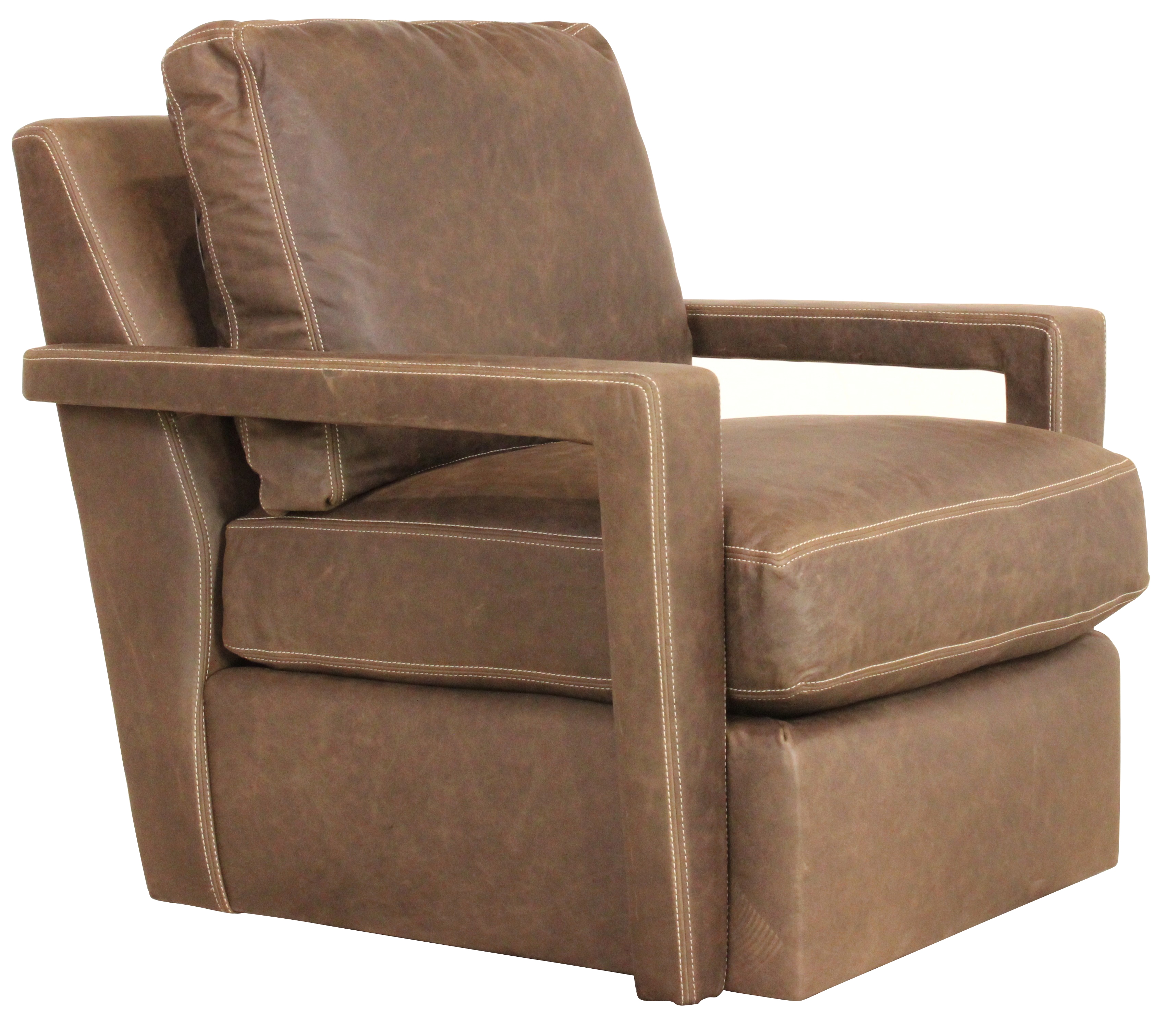 LEATHER SWIVEL CHAIR
