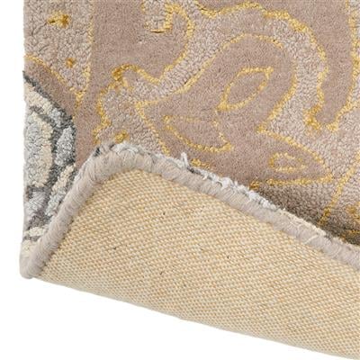 Rug Floral Grey 8 x 11