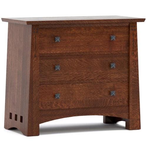 Highlands Three-Drawer Nightstand