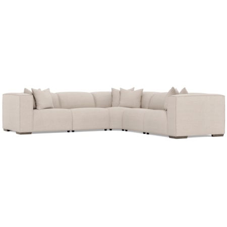 five piece power sectional sofa