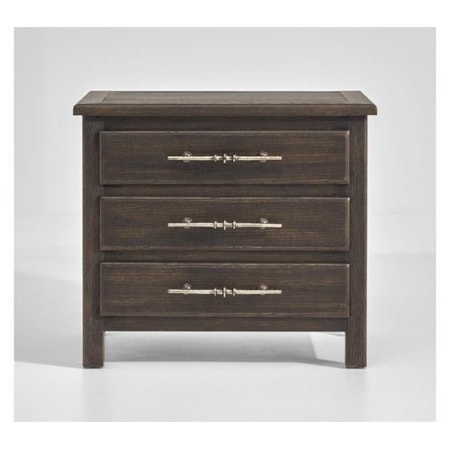 Drawer Nightstand with Power