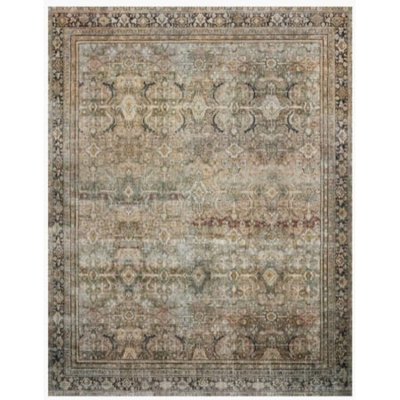 Olive Charcoal 2 x 3 Rug