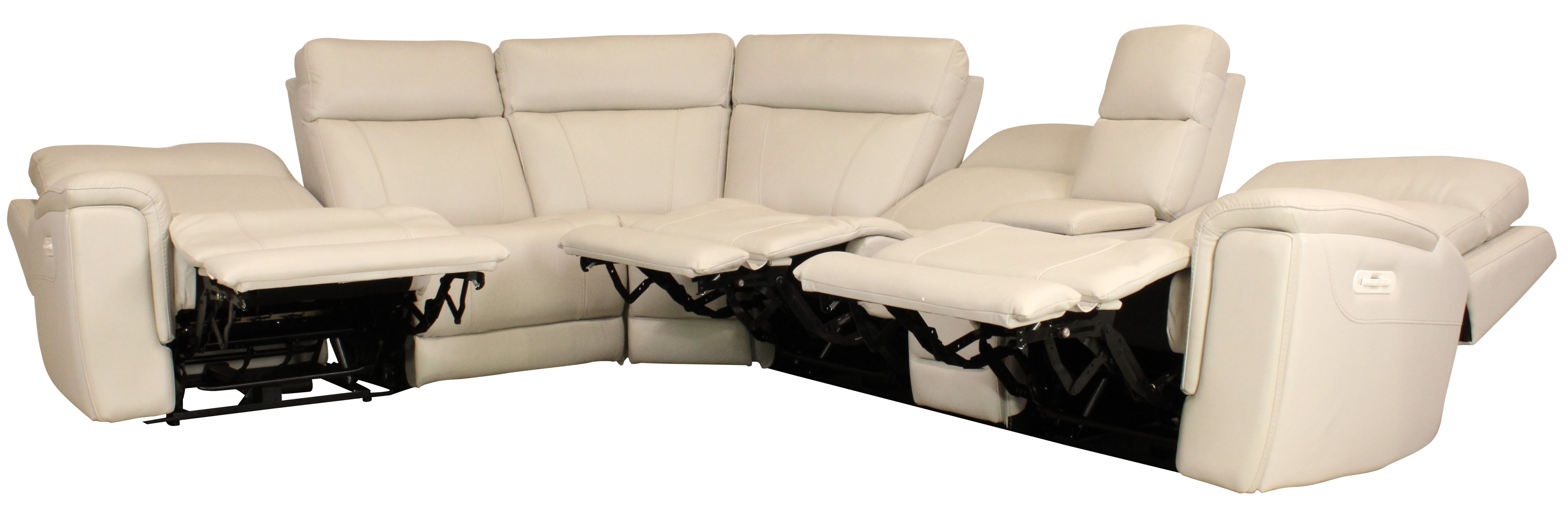 Six Piece Sectional Heavy Duty Power
