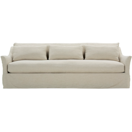 98" Slip Covered Sofa