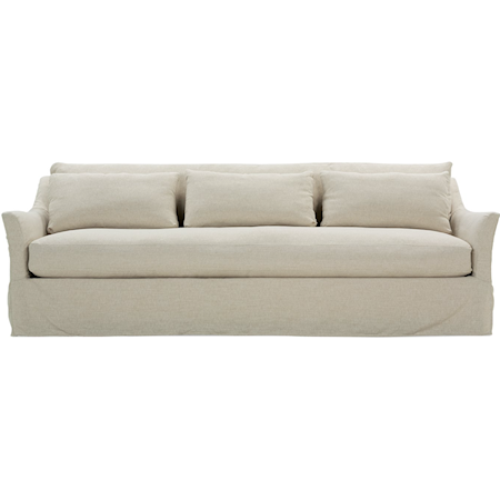 98" Slip Covered Sofa