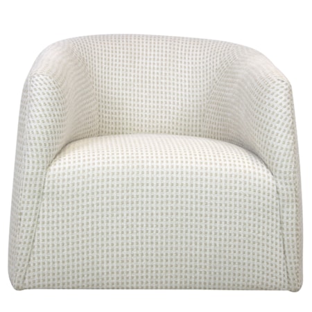 Swivel Barrel Chair