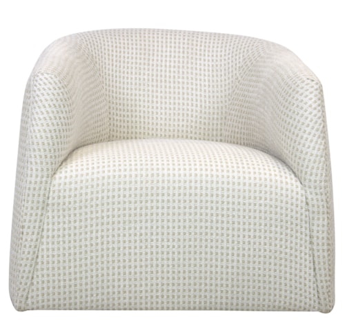 Swivel Barrel Chair