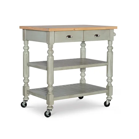 Barnaby Kitchen Cart Hazelnut