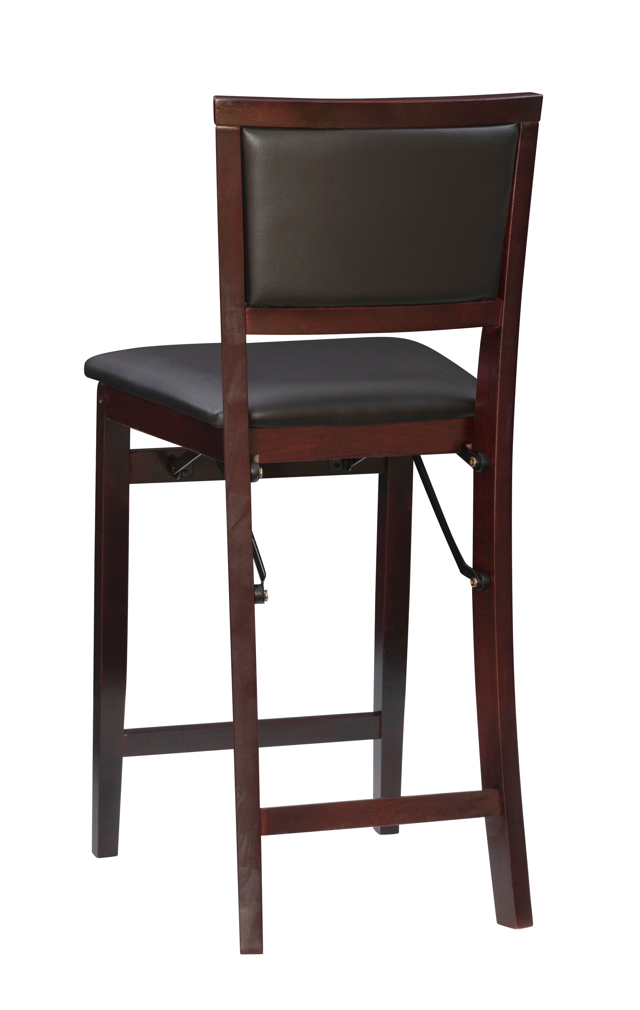 Linon Triena Pad-Back Folding Counter Stool