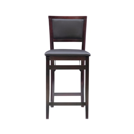 Pad-Back Folding Counter Stool