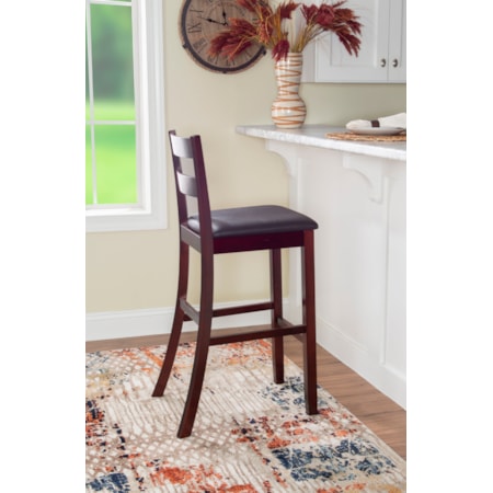 Triena 24&quot; Ladder Counter Stool