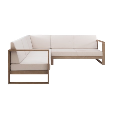 3-Piece Outdoor Sectional Sofa