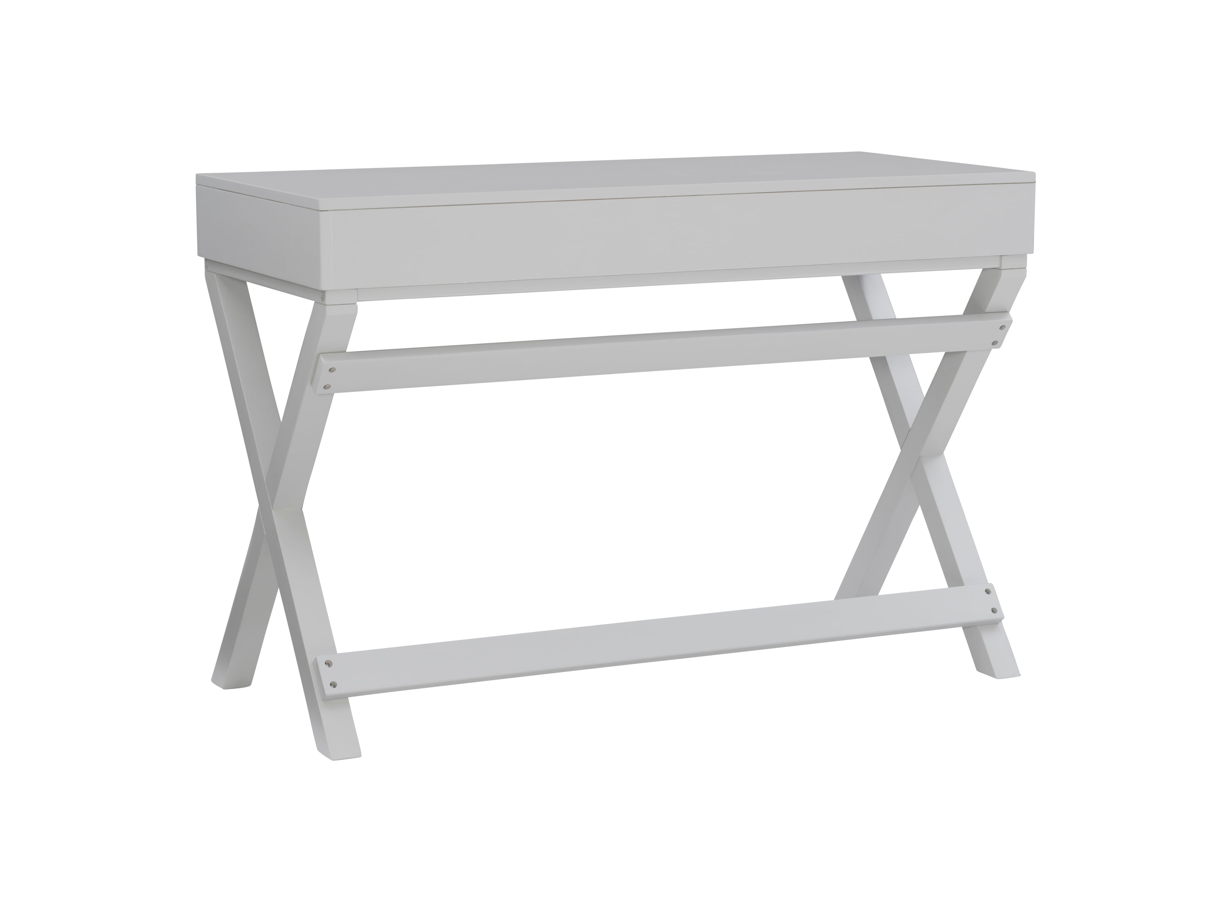 Grey 2-Drawer Writing Desk