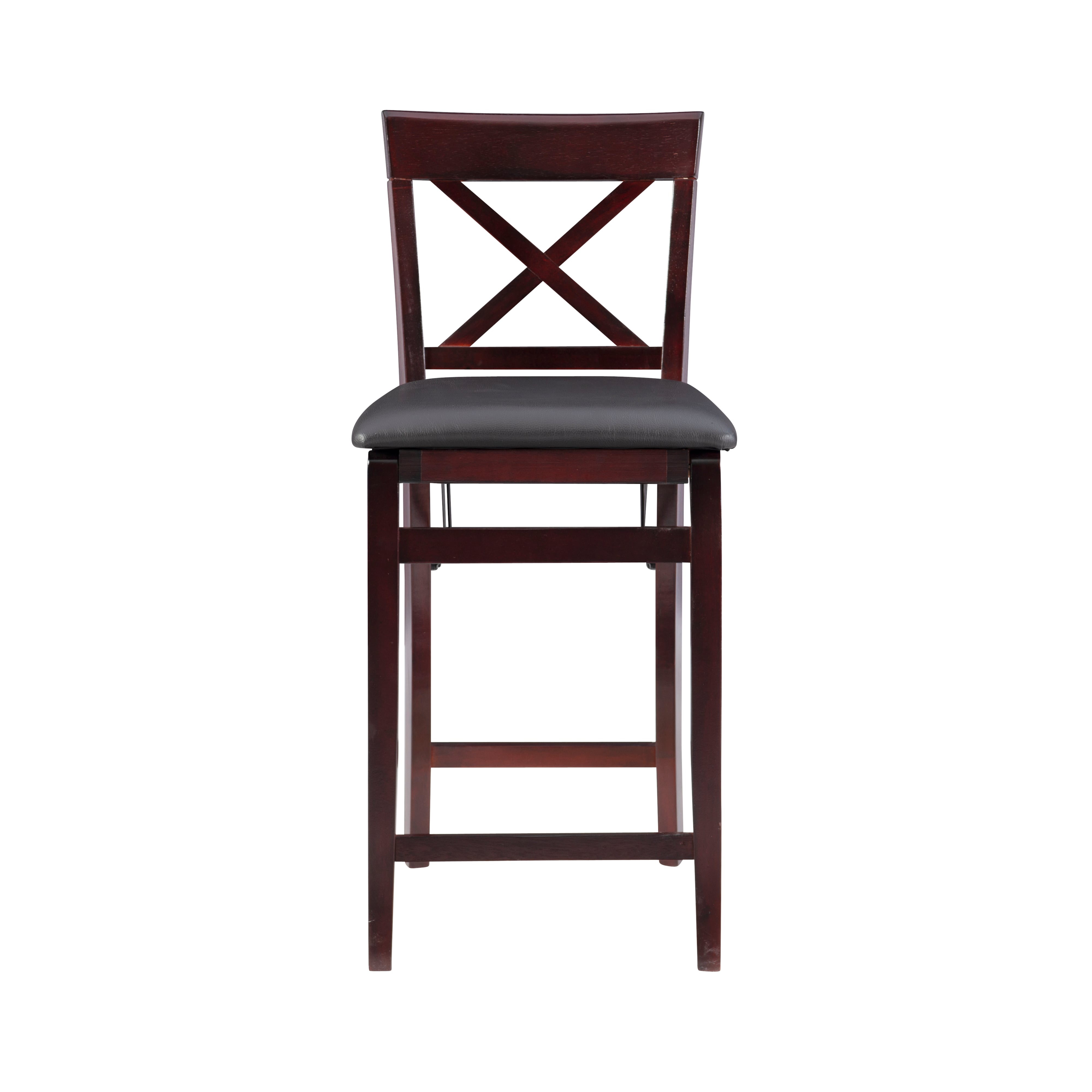 X-Back Folding Counter Stool